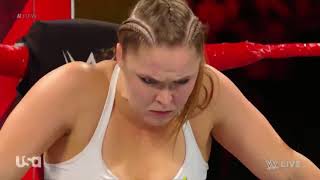 Ronda Rousey vs  Alicia Fox Raw Aug 6, 2018