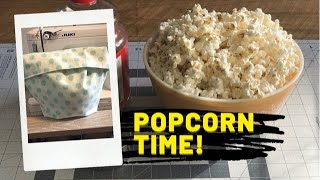 Sewing Tutorial for a Reusable Microwave Popcorn Bag - Easy and Beginner Friendly Project