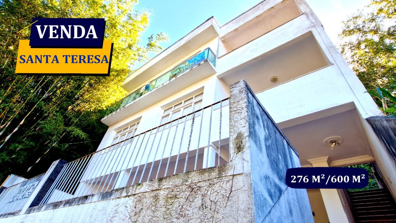 SANTA TERESA DIVISA GLORIA BELÍSSIMO CASARÃO PANORÂMICO 276M² VARANDÕES 3 QUARTOS 5 BANHEIROS VAGA