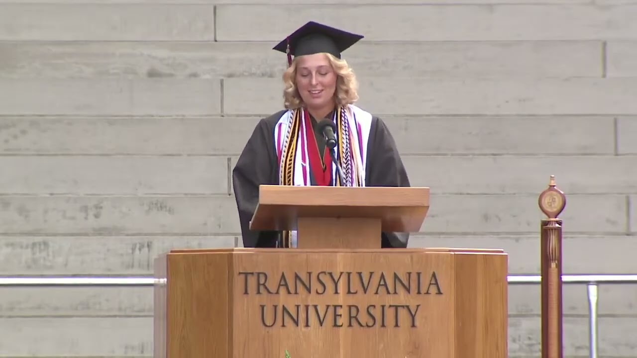 Transylvania University Commencement 2025 - Student Speaker Alicyn Croley
