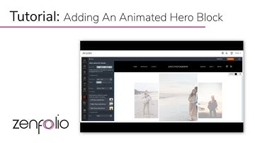 Enhance Your Website with Animated Hero Blocks on Zenfolio