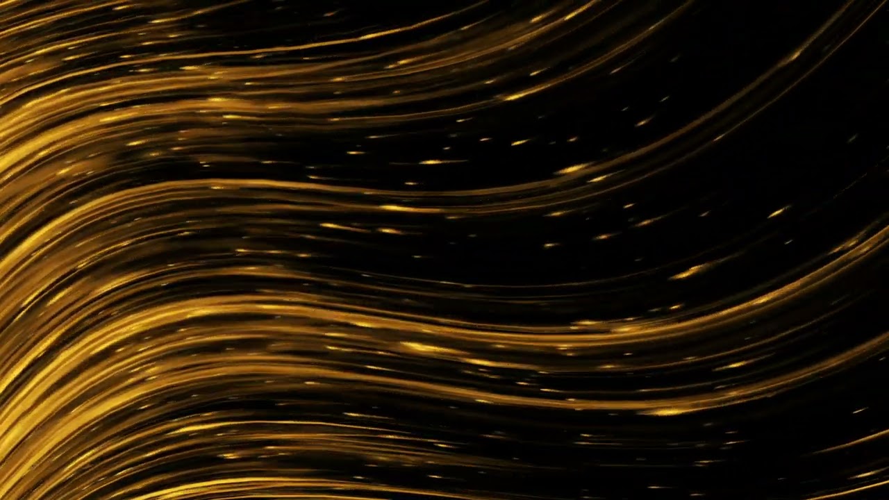 Orange Wave Particle Abstract Background Animation | Perfect for Overlay & Title Animations