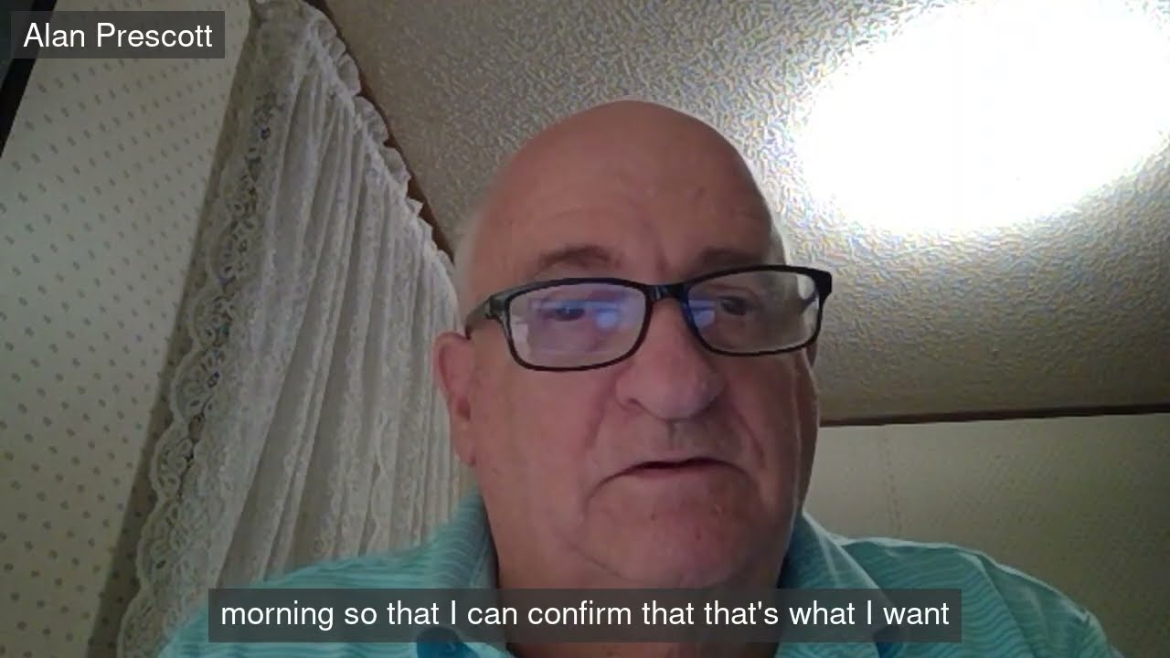 Alan Prescott Testimonial