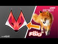 🦊 DESCUBRE Cómo Crear este LOGO CONCEPTUAL [PASO a PASO ✍🏼] en Corel DRAW ► DelcaVideography