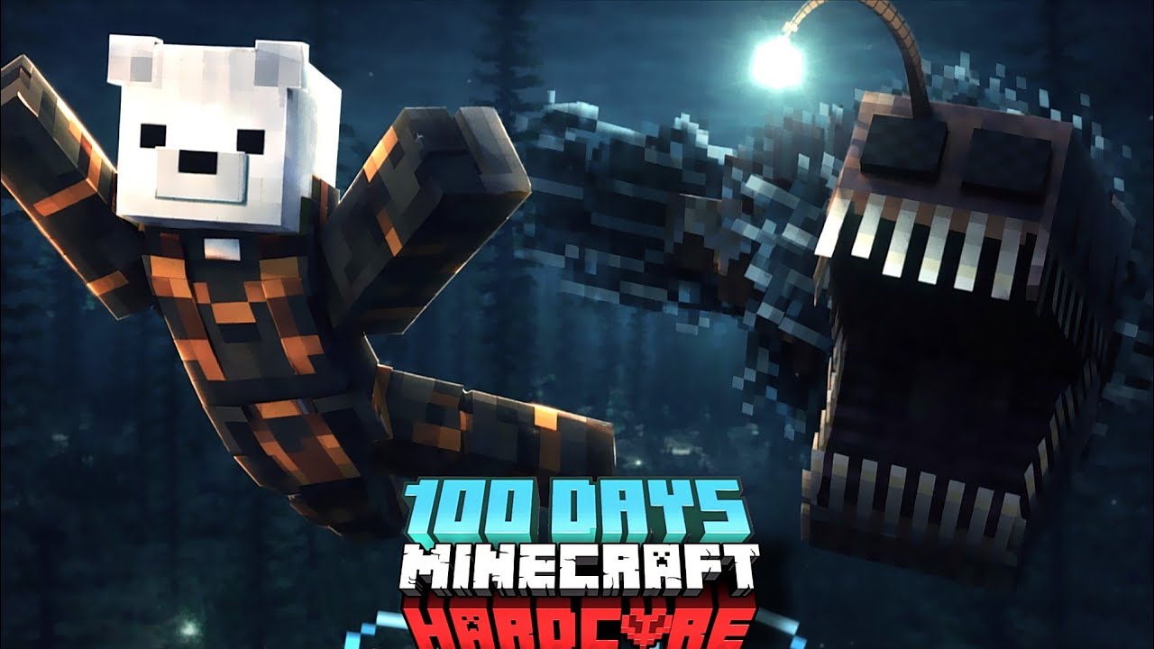 We Survived 100 Days on SURVIVAL ISLAND in Minecraft Hardcore! - YouTube