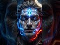 Shiva’s Divine Aura Close-Up 🔥 Blue vs Red Energy Mystery | Mahadev Power Revealed