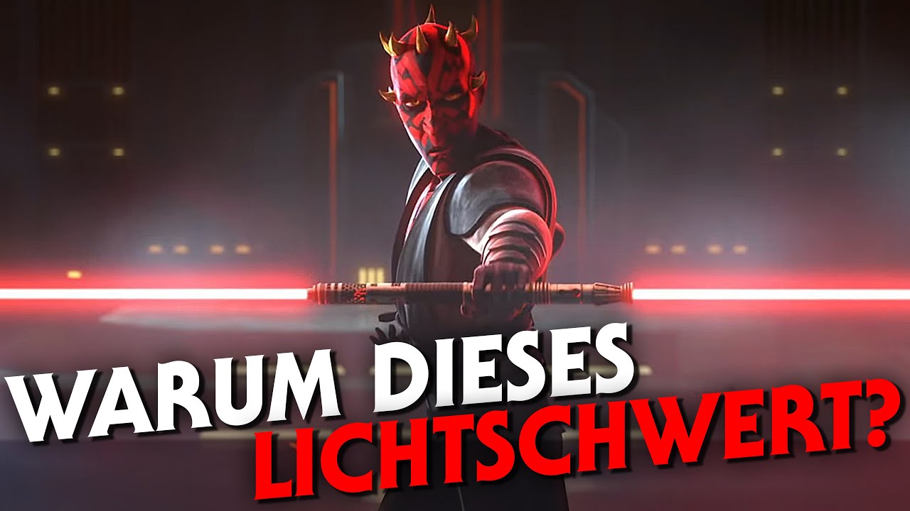 Warum hatte Darth Maul das doppelseitige Lichtschwert?