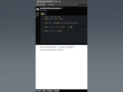 How to merge two arrays together - YouTube