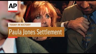 Paula Jones Settlement - 1998  | Today In History | 13 Nov 17