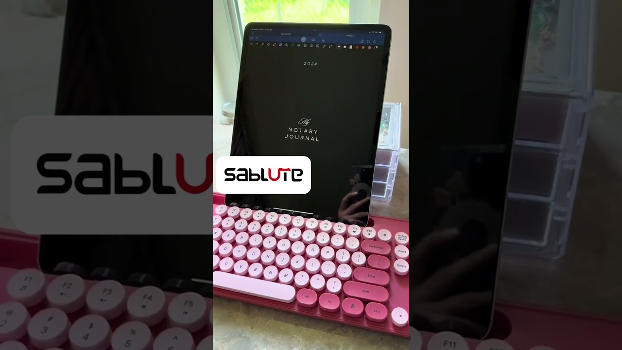 Pink desk energy hits different 💗⌨️