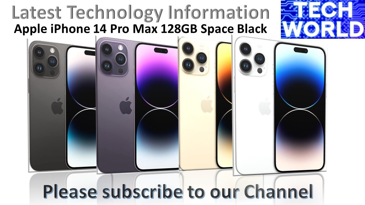 Apple iPhone 14 Pro Max 128GB Space Black upload - YouTube