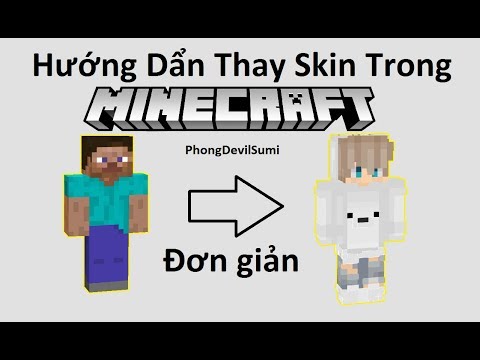 Video Hướng Dẩn Thay Skin Trong Minecraft ( Đơn Giản ) - youtube