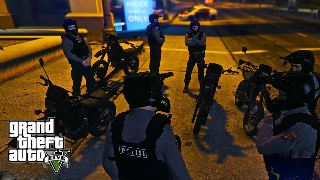 Patroli Polisi Raimas Backbone Tangkap Polisi Gadungan! GTA 5 Mod Polisi Indonesia