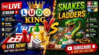🔴 LIVE | 👑 Ludo King 🆚 Snakes & Ladders | Ultimate Battle 🎲 | Endless Gameplay | No Commentary 🔥 screenshot 3