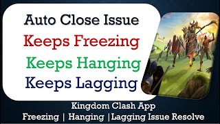 How to Fix Kingdom Clash Auto Close | Keeps Hanging | Freezing | Lagging Issue Solve in Android screenshot 5