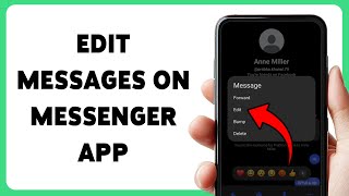 كيفية تعديل الرسائل على تطبيق ماسنجر | تغيير النص في دردشة ماسنجر ٢٠٢٦ screenshot 1