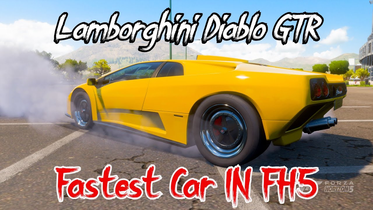 Lamborghini Diablo GTR | Forza Horizon 5 Fastest Car (Drag Tune) - YouTube