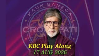 KBC Play Along Questions: 17 AUG 2026 screenshot 4