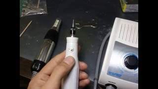 ファンテック　マイクログラインダー・ゼロワン　【先端工具の装着】