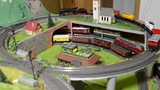 Märklin Modellbahn 3 Kompositionen mit Rocrail DCC++ und Arduino gesteuert.