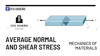 1.- AVERAGE NORMAL AND SHEAR STRESS - MECHANICS OF MATERIALS