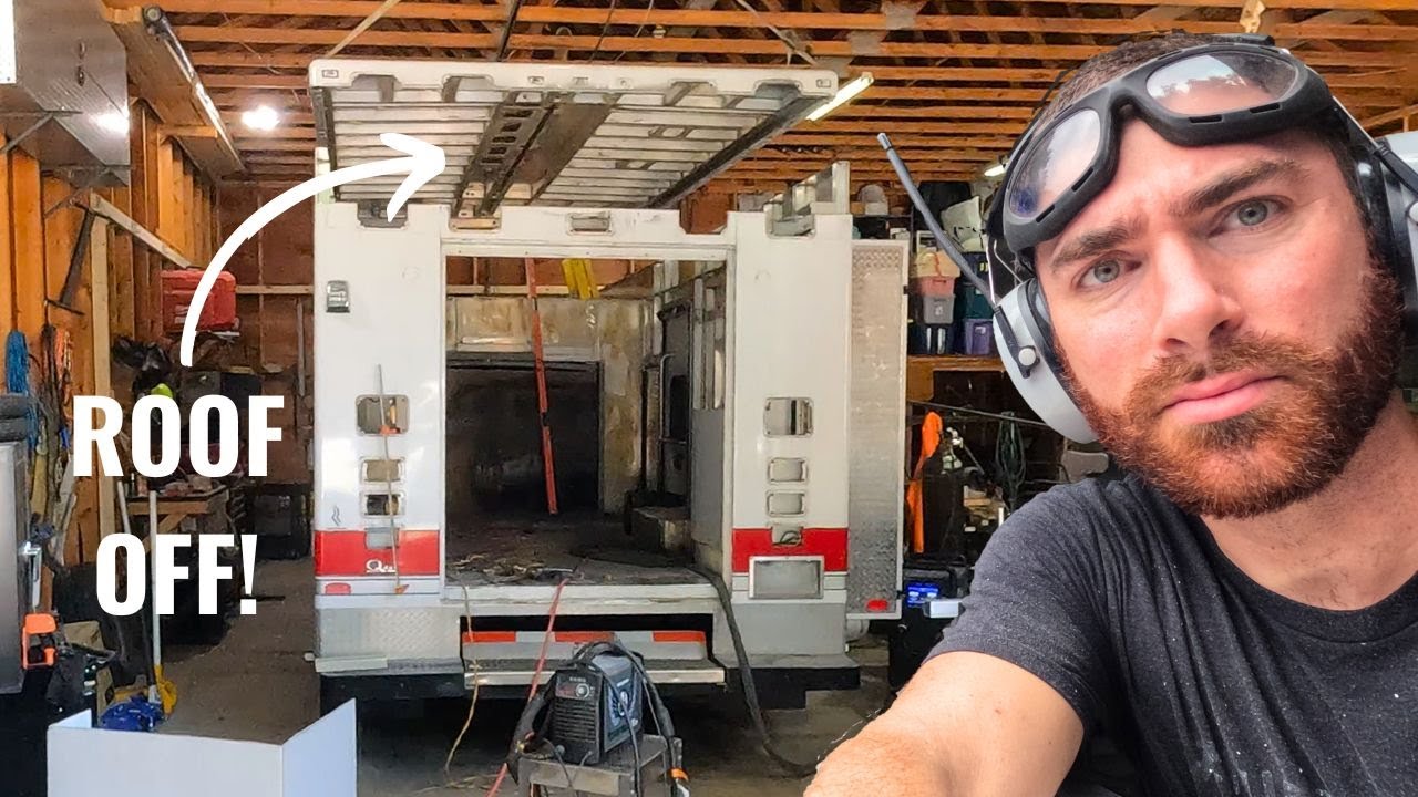 We CUT THE ROOF OFF our Ambulance!! // [ Episode 5 ]
