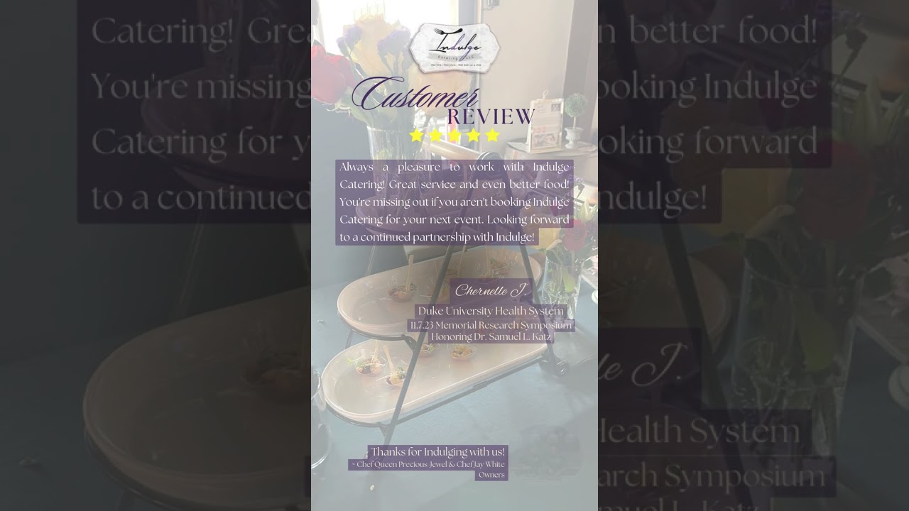 Indulge Catering Review- 