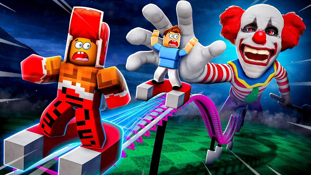 😱 МОЙ ДРУГ ЧИТЕРИТ! ПОБЕГ ОТ ДИКОГО КЛОУНА В РОБЛОКС!