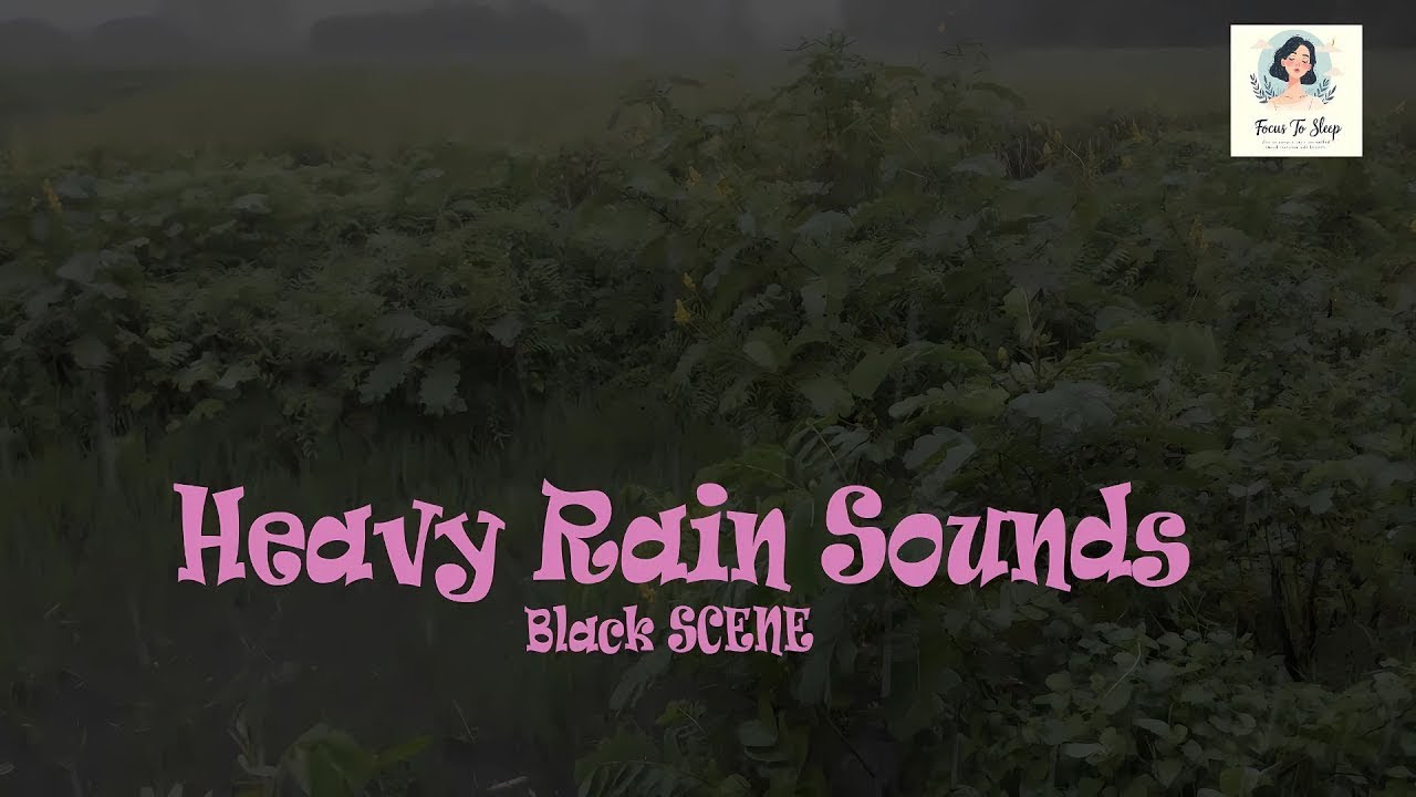 Instant Sleep for Babies 🌧️ Heavy Rain sound | Relaxing Rain 