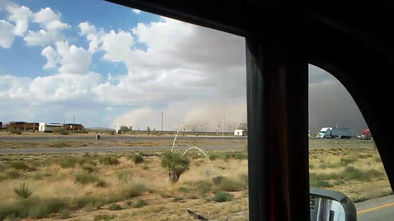 Dust storm near Deming, NM part 1 YouTube