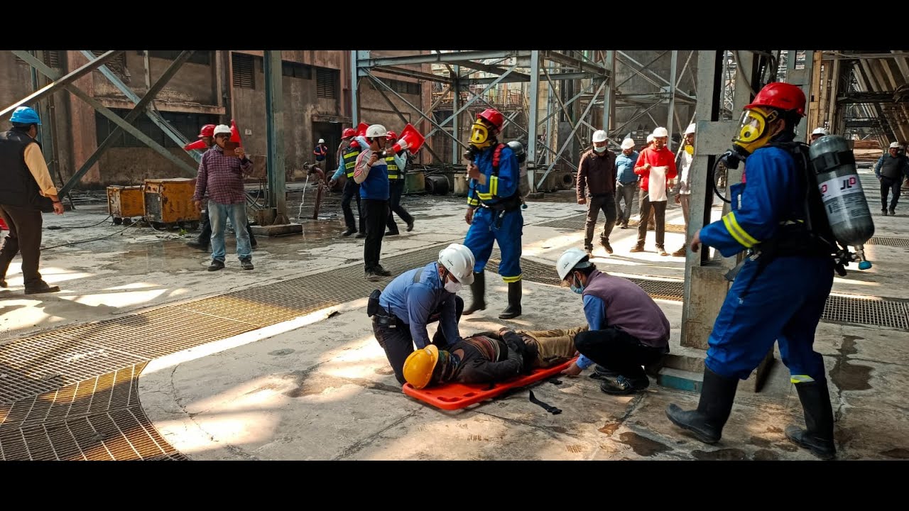 Mock Drill, Building collapse drill, Emergency handling, CPR, Evacuation of person, fire drills,