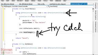 INSERTING Records into a Table using ORM Classes | Video Tutorial for asp.net MVC