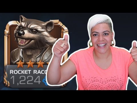 4 STAR ROCKET RACCOON LEVELLING UP | MARVEL Contest of Champions Gameplay