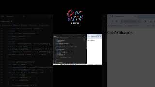JavaScript Shorts 🚀: Cookies 🍪 #shorts #ytshorts #beginners #codewithaswin #cookies #javascript #yt