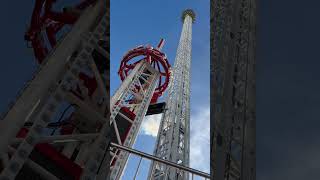 Traveling Funtime Drop Tower at German Fun Fair
