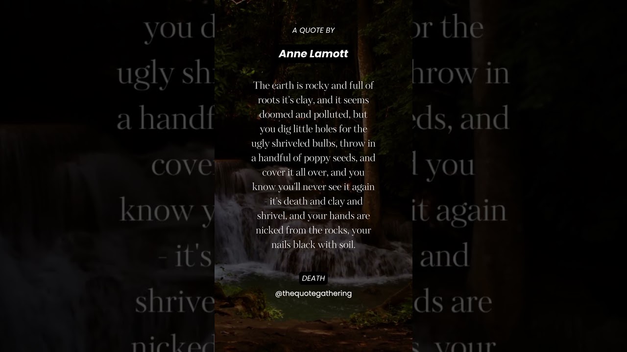 A Quote by Anne Lamott