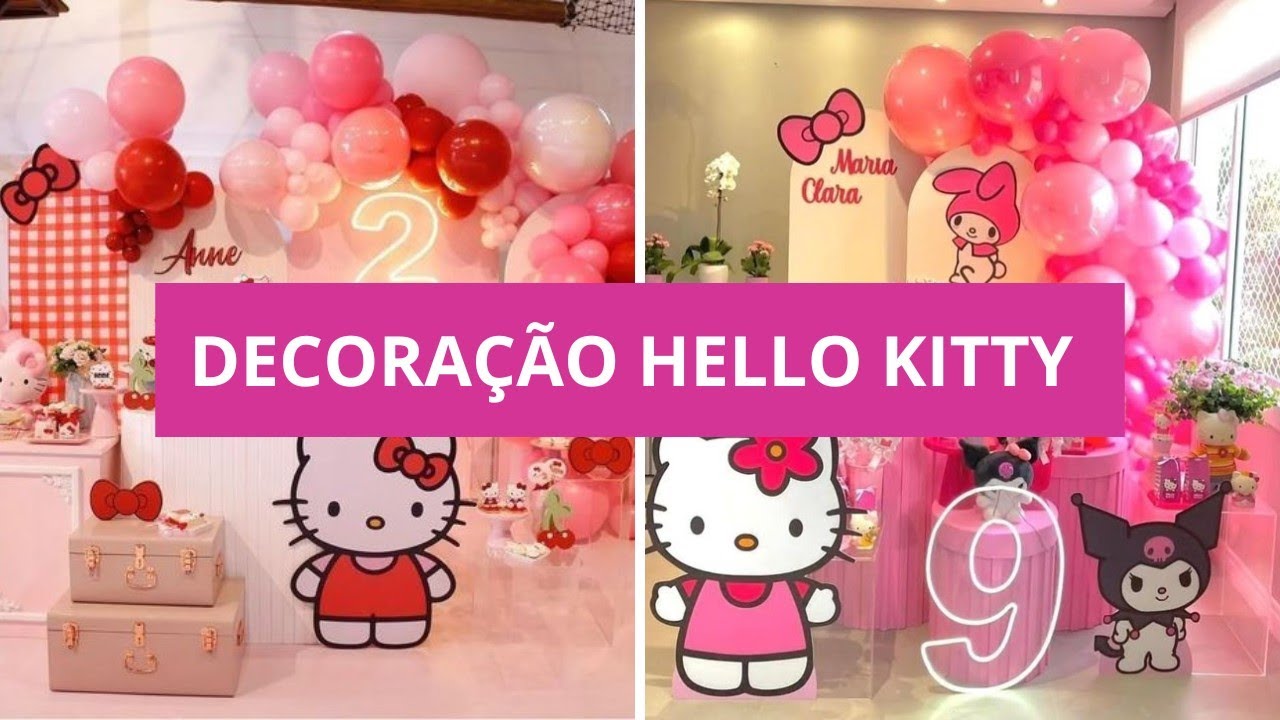 FESTA HELLO KITTY - Ideias de decoração
