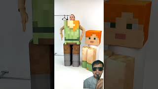 Transformasi Maskot Ala Minecraft‼️#shorts