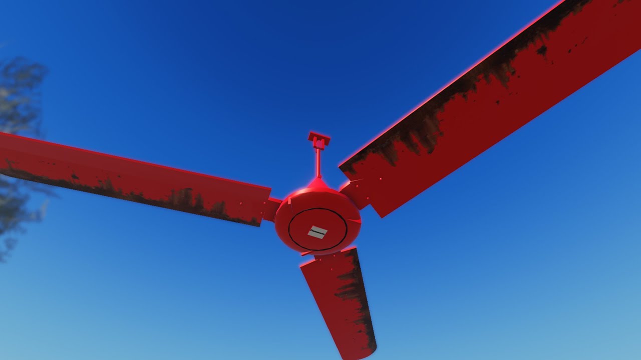 Extreme Speed Wobbly Ceiling Fan Test in Roblox
