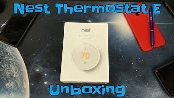 NEST Thermostat E Unboxing