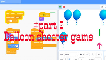 Balloon shooter game #part 2 using scratch 3.0 software.