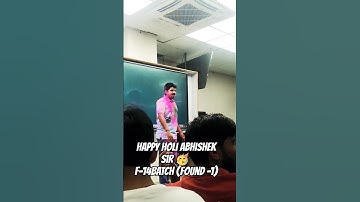 happy Holi Abhishek sir #springboardacademyjaipur #motivation #holi #shorts #trending #viralvideo