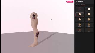 Try Tattoo 3D Feature Demo - Update 3D model skin tone screenshot 5