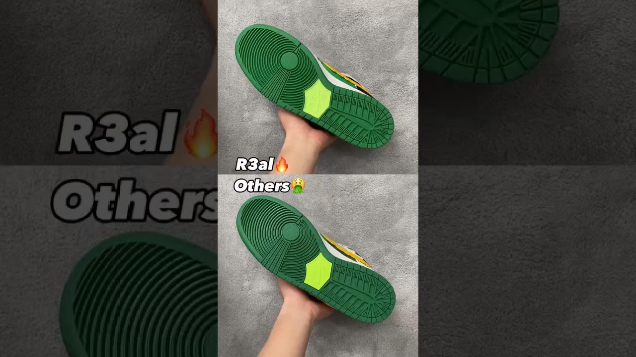 Real Vs Fake SB Dunk Low Ben & Jerry Chunky Dunks 