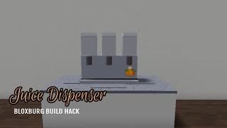 Juice Dispenser Bloxburg Build Hack // Welcome to Bloxburg