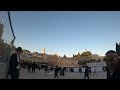 Walking to event at Western Wall, Jerusalem old city.