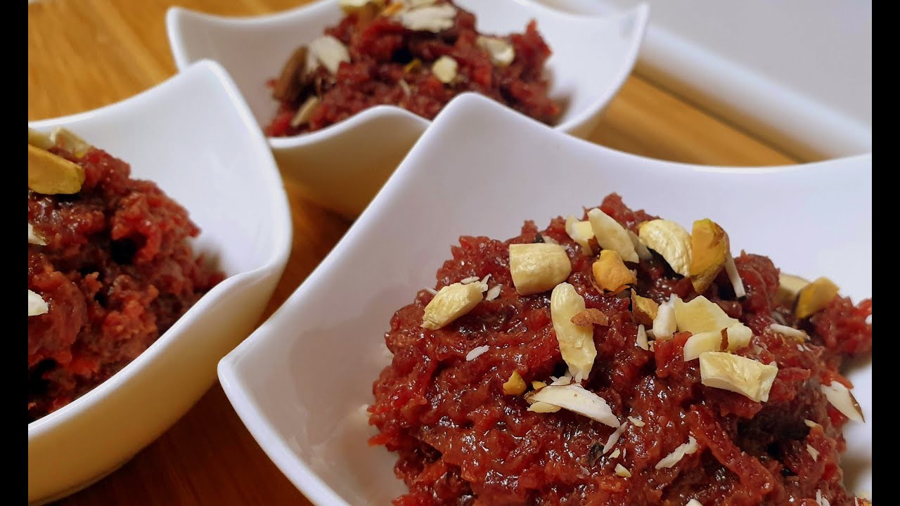 Easy Beetroot-Milk Dessert|Easy Beetroot Halwa|Rotebeet Milch Dessert|Indische Rezepte