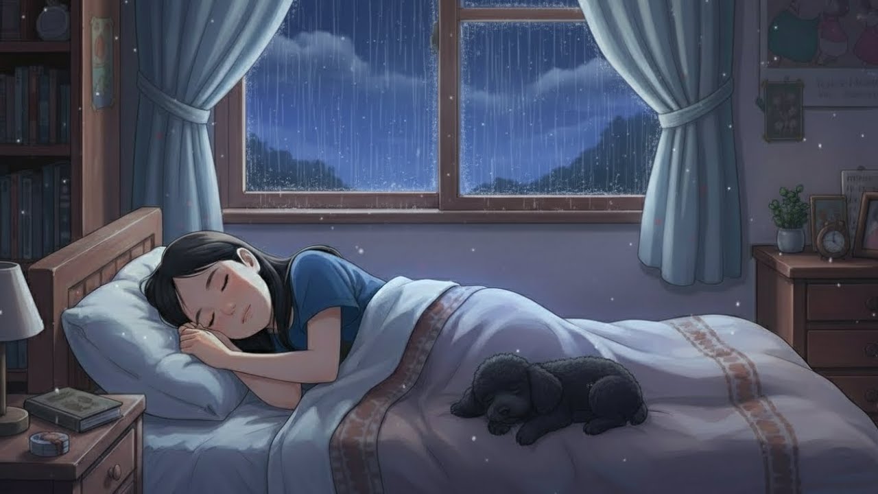 ☕ Study With Me | 🌙 Sleep Music with Rain Sounds | Deep Sleep, Relax & Rest (Live)