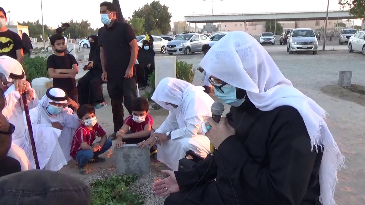 قراءة نعي في ثواب والدة الملا حسن الصالح |  مقبرة كرانة | الشيخ جاسم الحداد