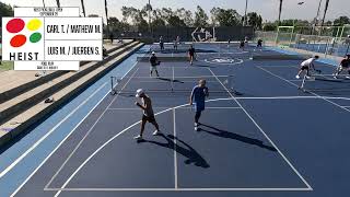 $4,800 Heist Pickleball Open Group A: Luis Marquez/Juergen Schmieder vs Carl Talbi/Mathew Mead